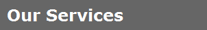 Our Services